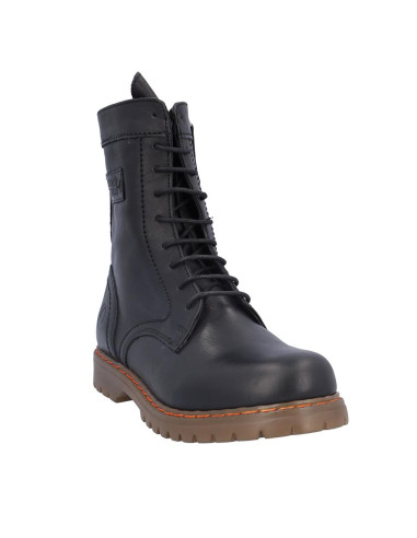 Botas Cordones Coronel Tapiocca Mujer Negro C350-11