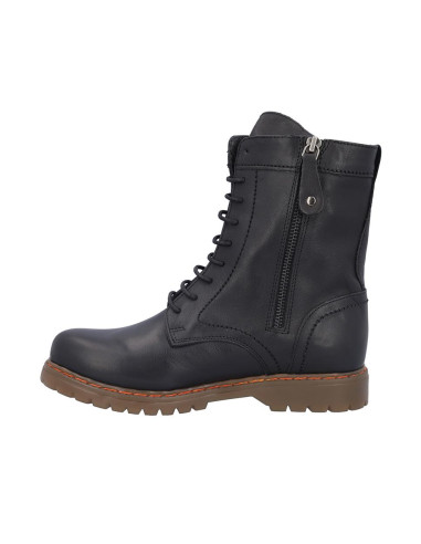 Botas Cordones Coronel Tapiocca Mujer Negro C350-11
