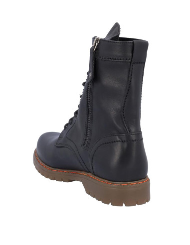 Botas Cordones Coronel Tapiocca Mujer Negro C350-11