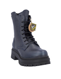 Botas Cordones Coronel Tapiocca Mujer Metalizado Marino C354-54 2