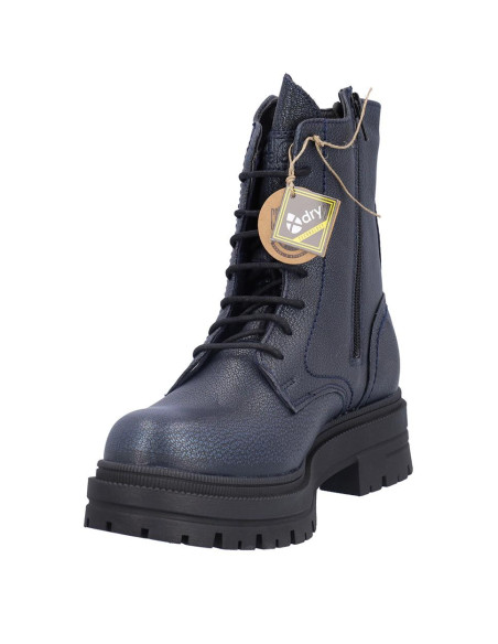 Botas Cordones Coronel Tapiocca Mujer Metalizado Marino C354-54 Botas Cordones Coronel Tapiocca Mujer Metalizado Marino C354-54