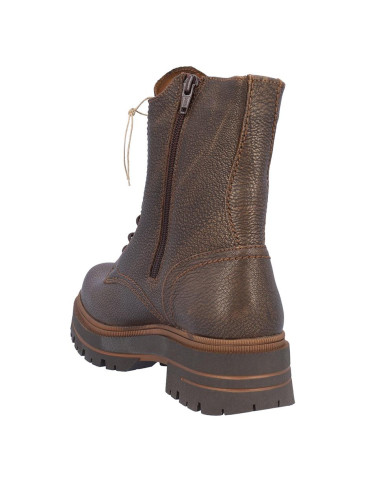 Botas Cordones Coronel Tapiocca Mujer Metalizado Bronce C354-52